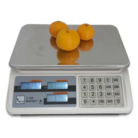весы торговые форт-т 769 (15; 2) lcd маркет