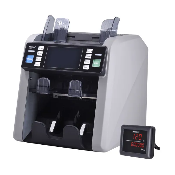 счетчик банкнот с детектором подлинности mertech c-200 double cis mg touch screen