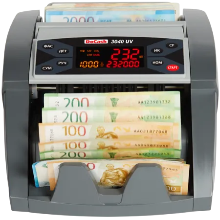 счетчик банкнот docash 3040 t uv