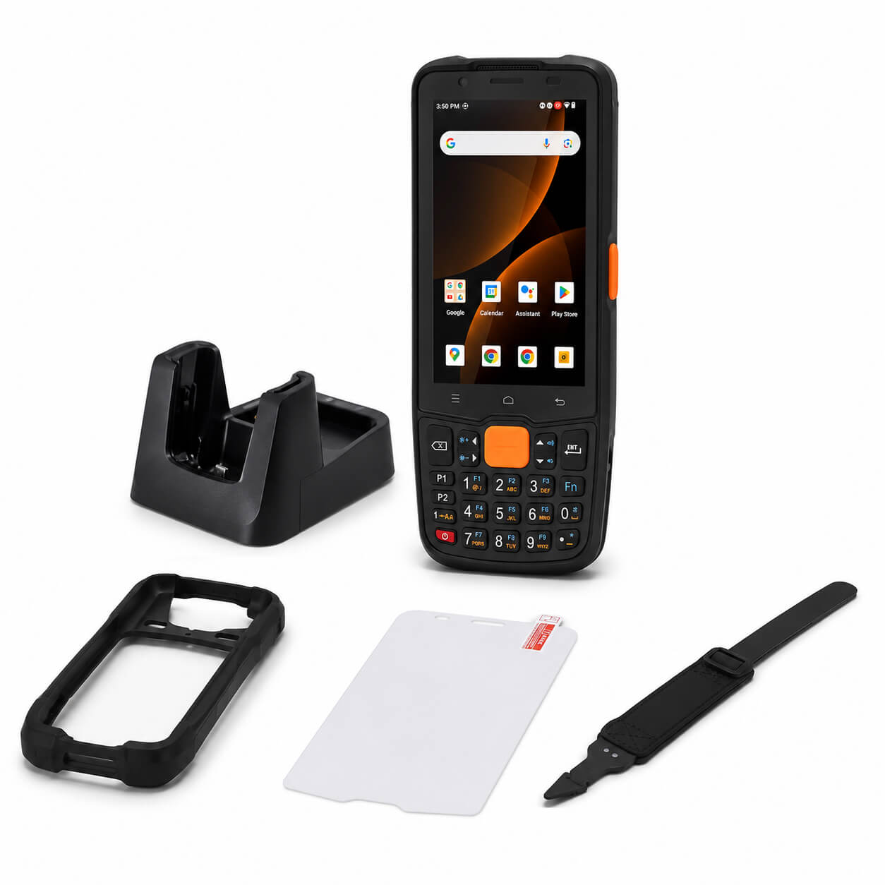 Комплект ТСД MERTECH MovFast S40 Android 13, 4GB/64GB (крейдл без передачи, чехол, стекло, ремешок)