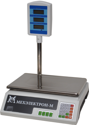 Весы торговые Мехэлектрон ВР4900-15-2Д-САБ-05, со стойкой