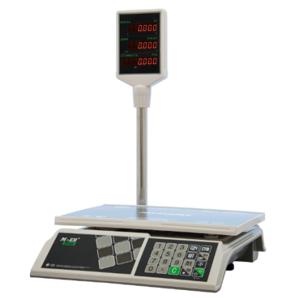 Весы торговые M-ER 326ACP-15.2 с АКБ (стойка) LED Slim