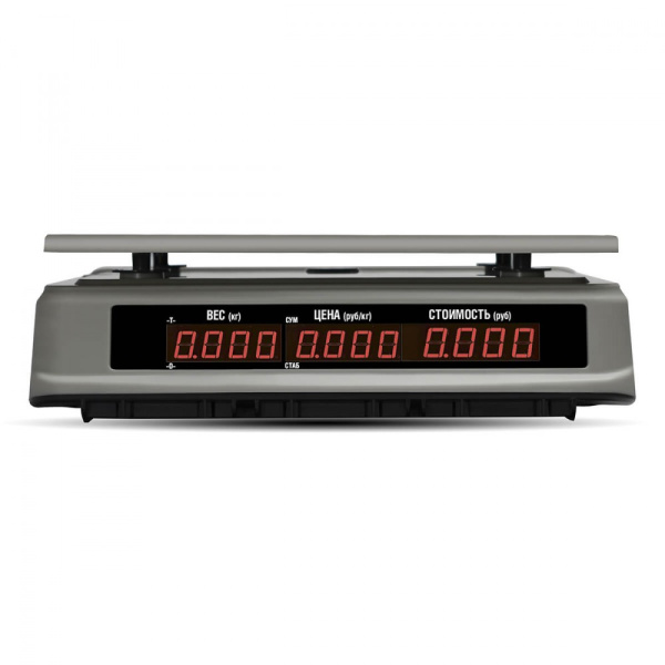 весы торговые m-er 328ac-32.5 led touch-m/ rs232,usb