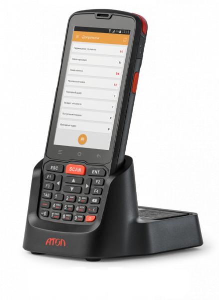 терминал сбора данных атол smart.slim plus базовый (android 10 с gms,mt6761d,2d, wi-fi, bt, nfc) (53529)