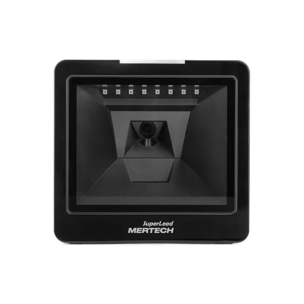 стационарный сканер штрих кода mertech 7800 ai 2core p2d usb, usb эмуляция rs232 black