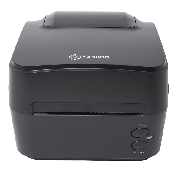 принтер этикеток sewoo lk-b24 (термо-трансфер, 203dpi, usb, rs232, ethernet) черный (126207)